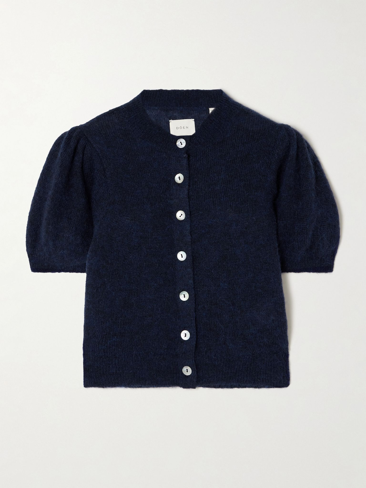 Anisa alpaca-blend cardigan Navy - 1
