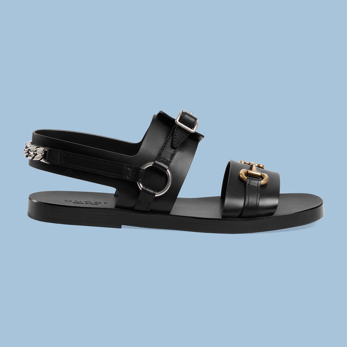 Men's Horsebit and buckle sandal - 1