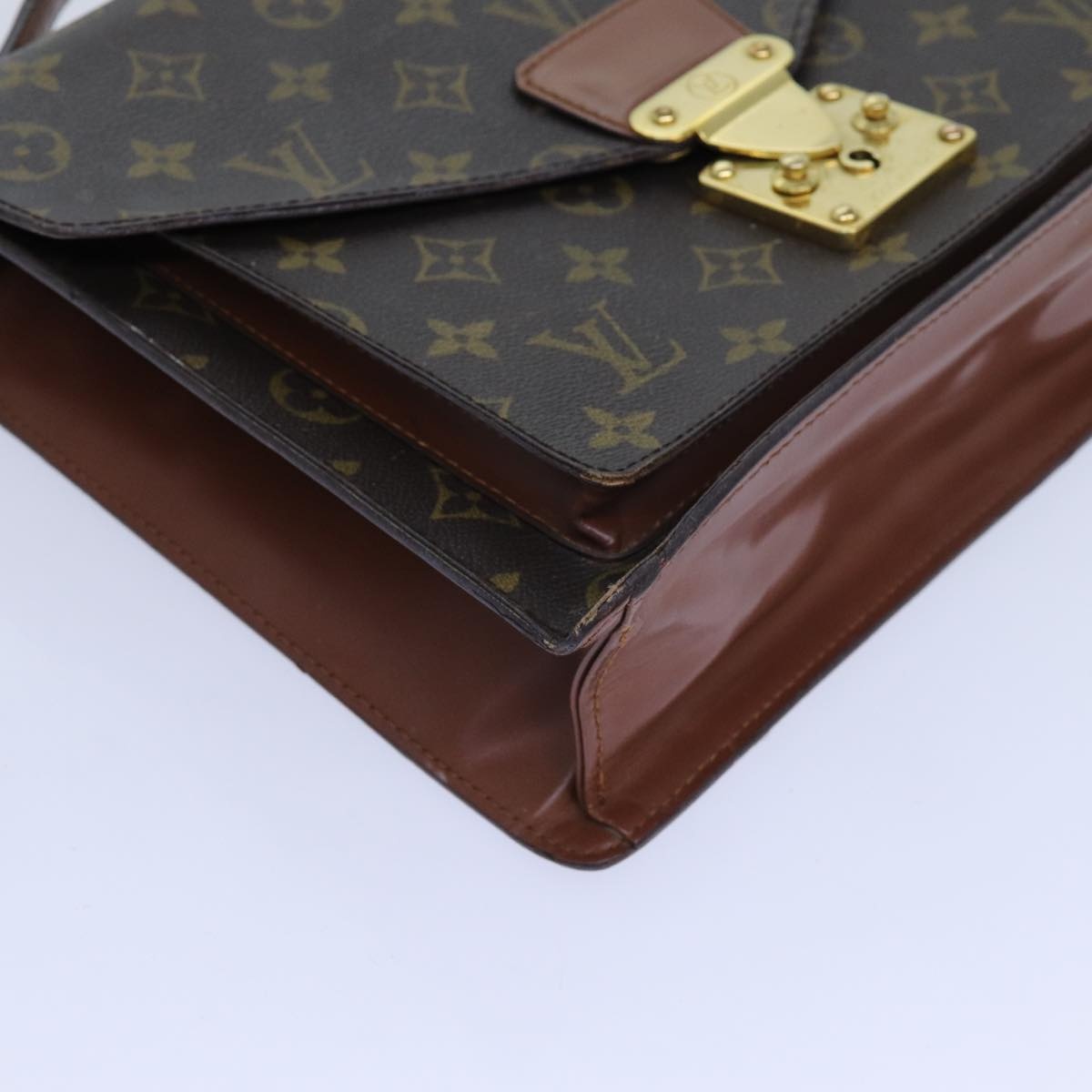 LOUIS VUITTON Monogram Monceau 28 Hand Bag M51185 - 12