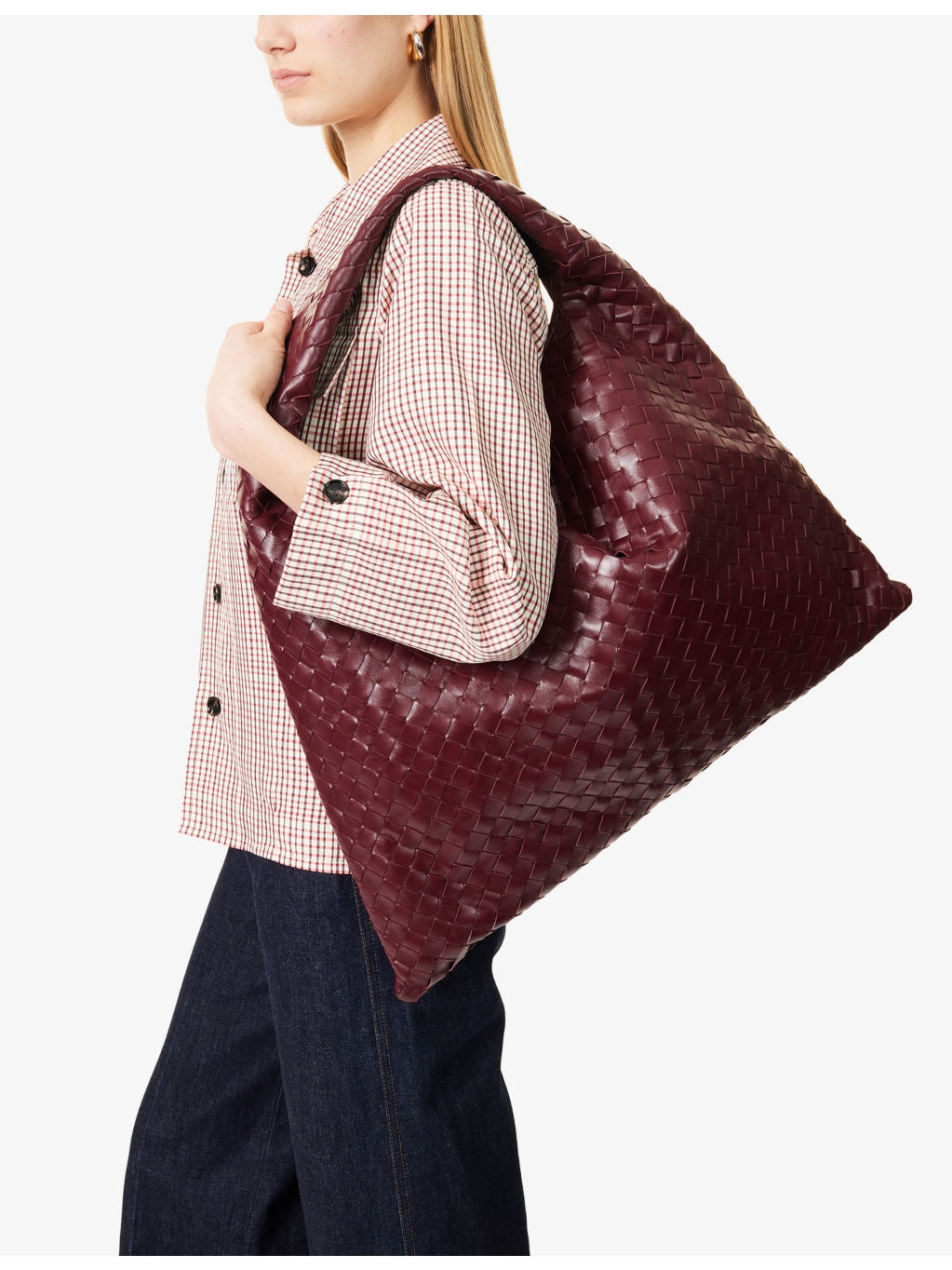 Hop Large Leather Shoulder Bag - 2