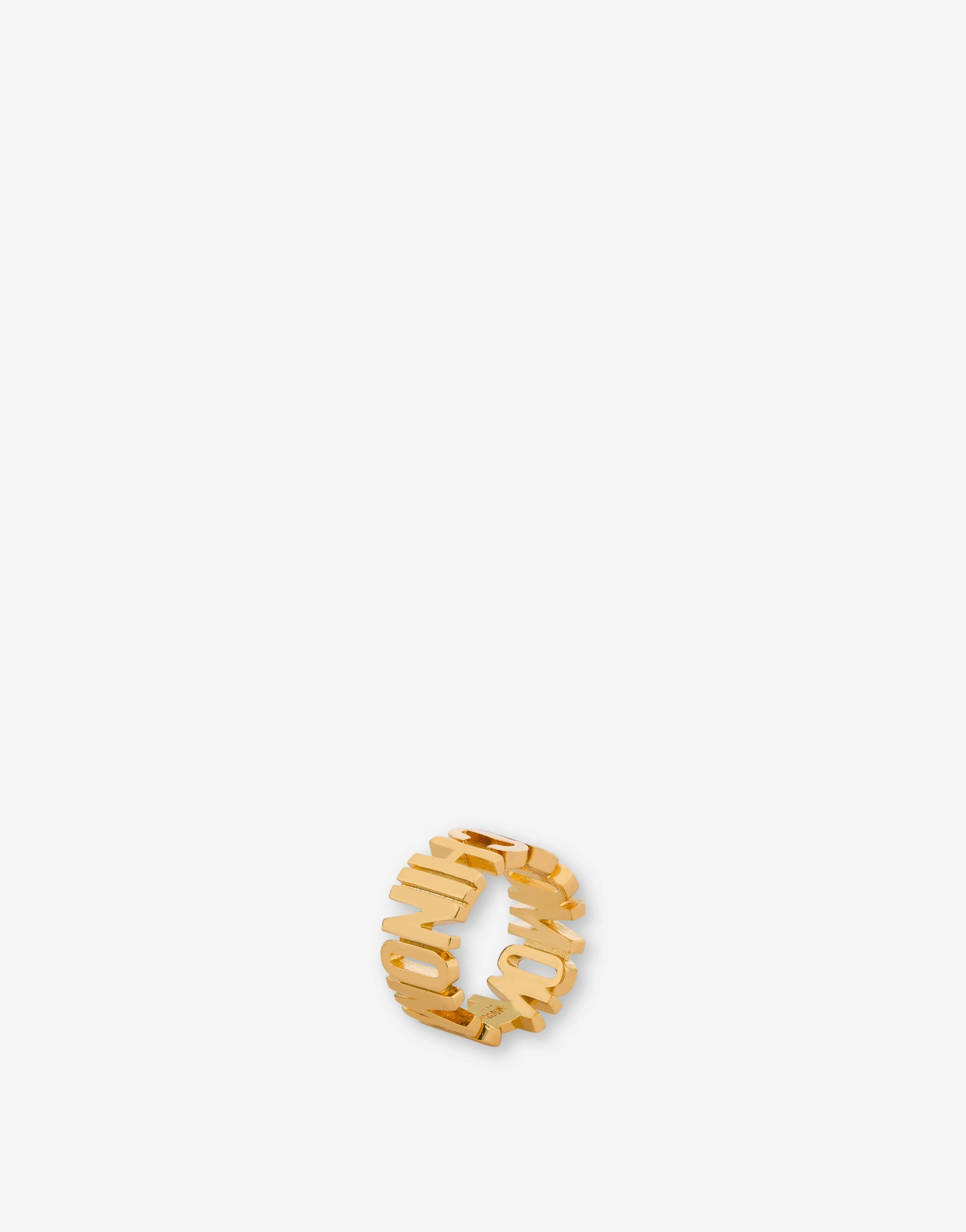 MINI LETTERING LOGO RING - 3