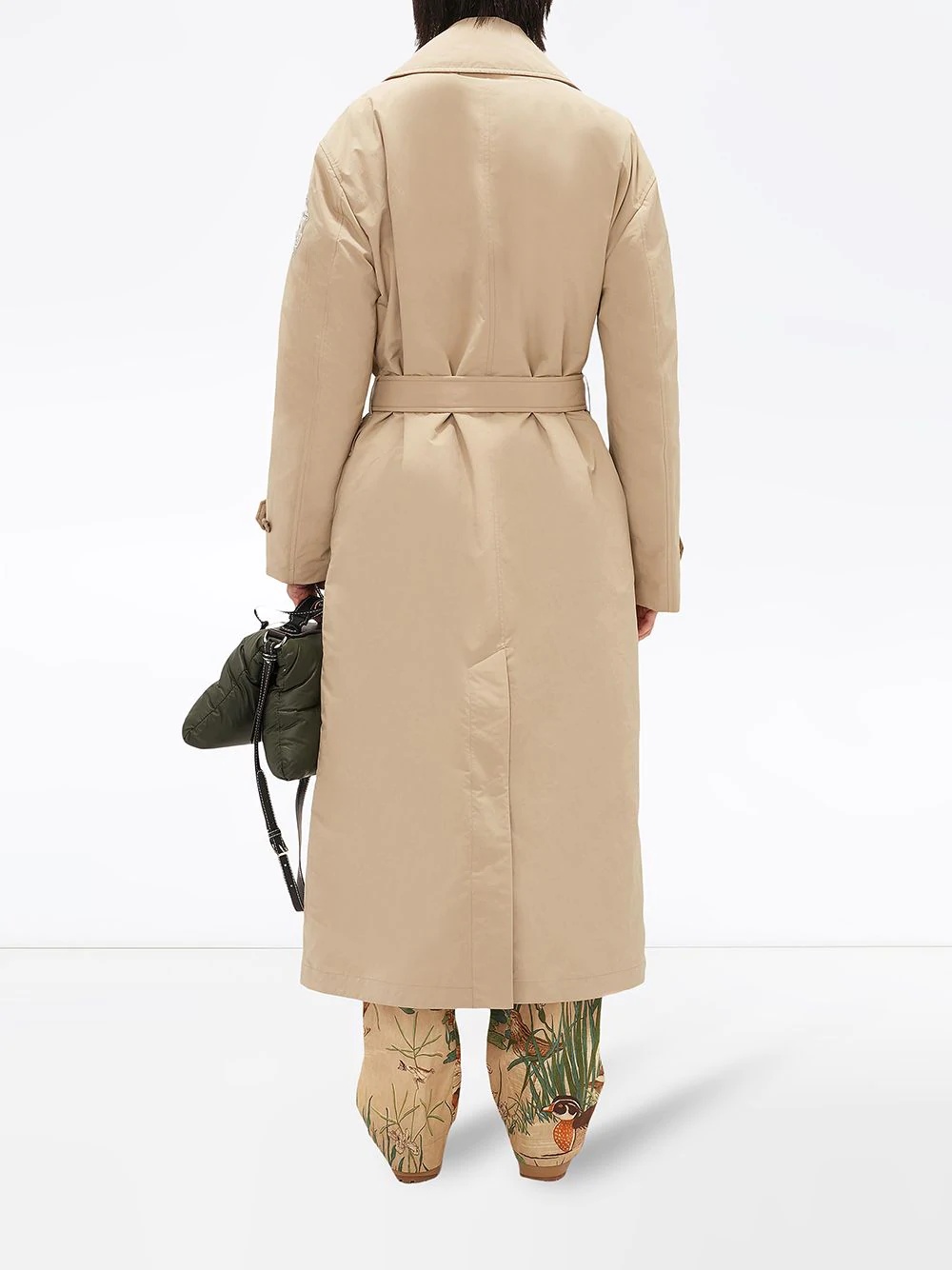 x Moncler double-breasted belted trench coat - 4