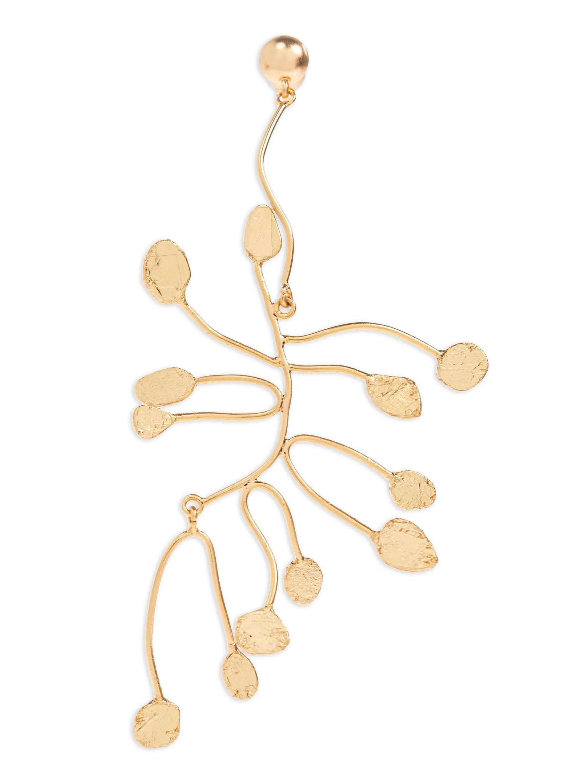 Cult Gaia Ilaria Gold-tone Branch Earrings - 3