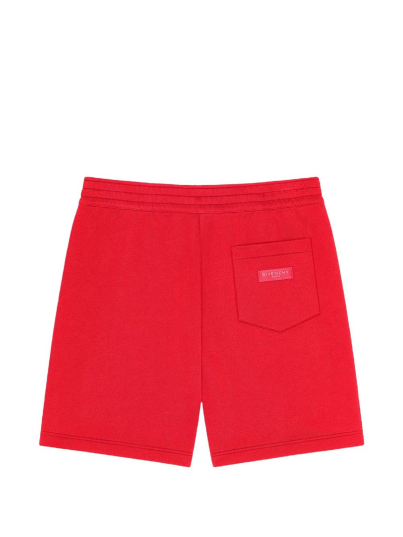 Givenchy logo patch shorts outlook