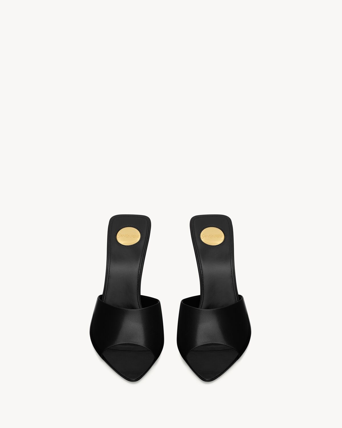 ROMY MULES IN SMOOTH LEATHER - 2