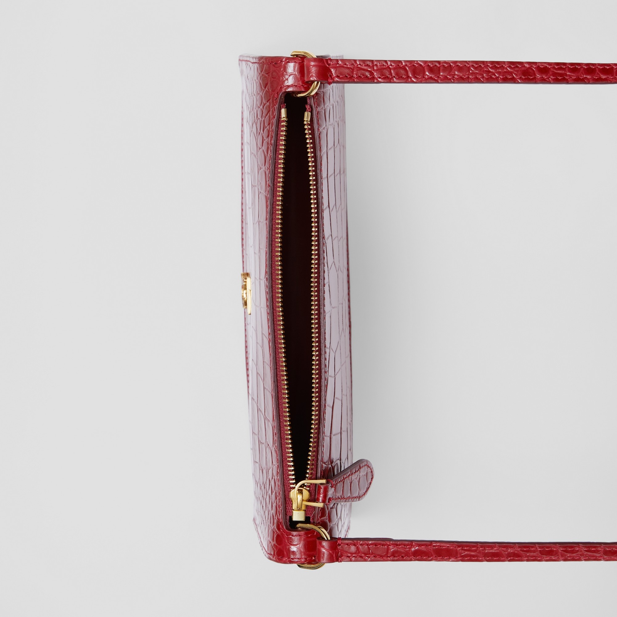 Embossed Leather TB Pouch - 5
