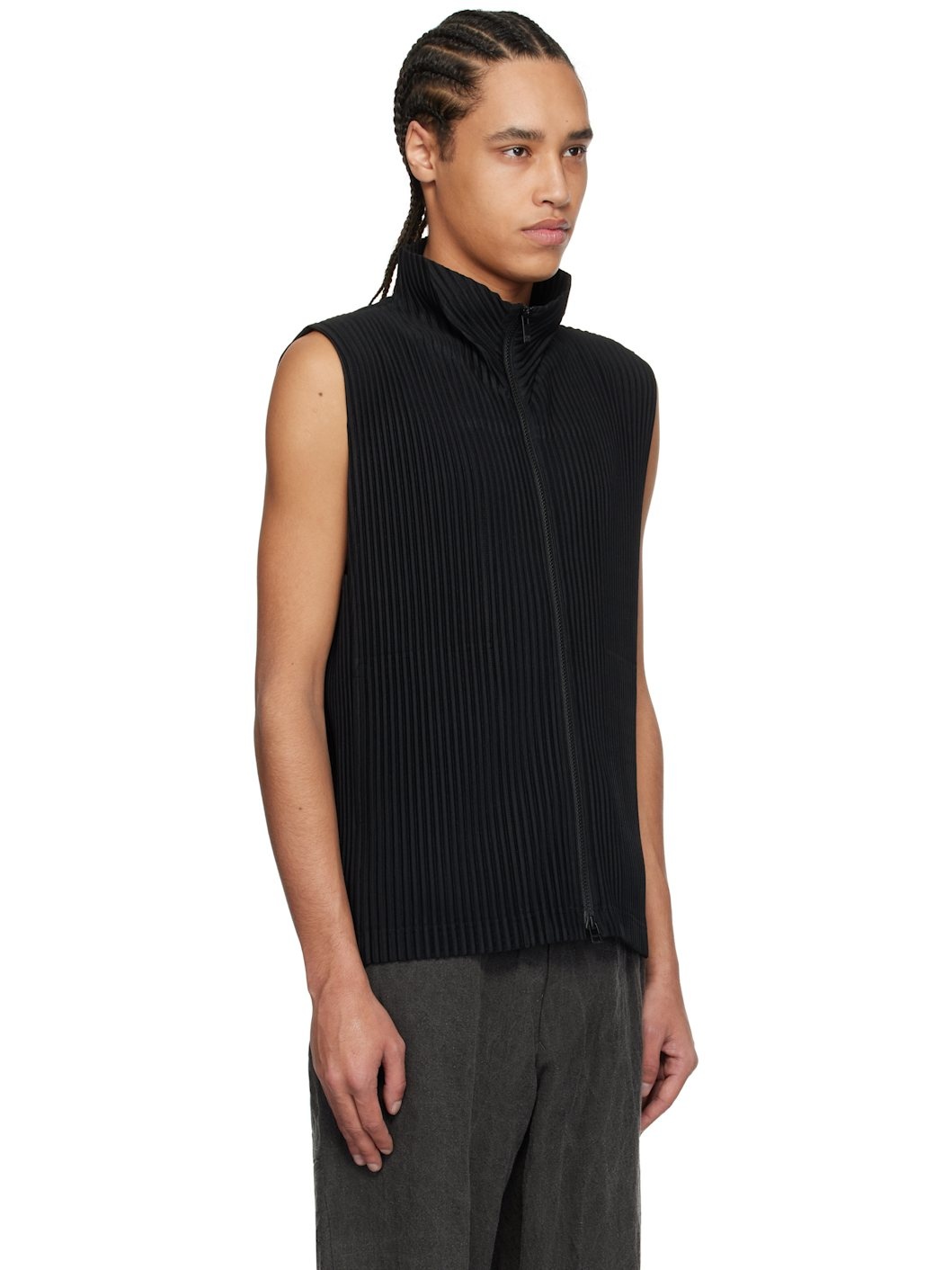 Black Monthly Color March Vest - 2