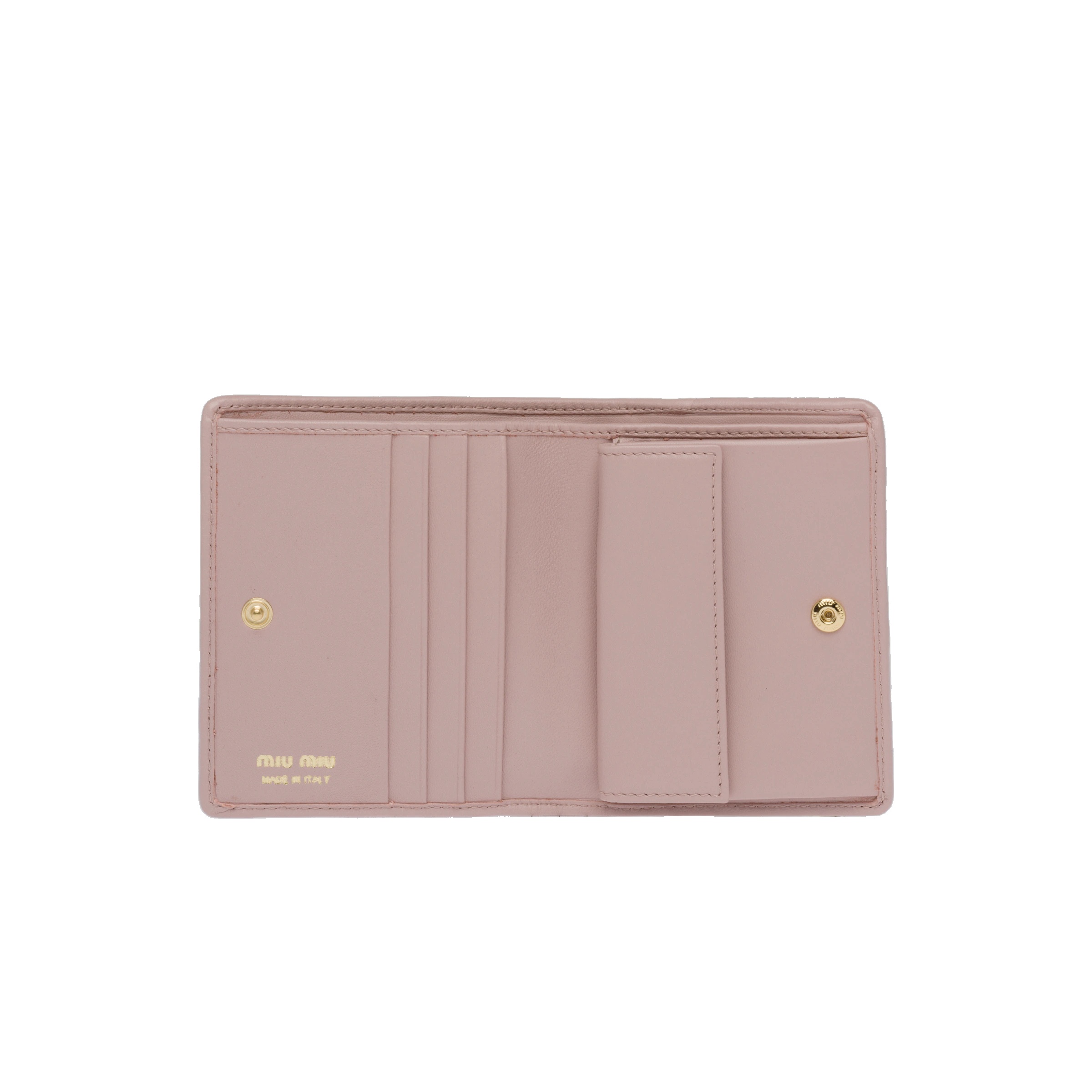 Small matelassé nappa leather wallet - 5