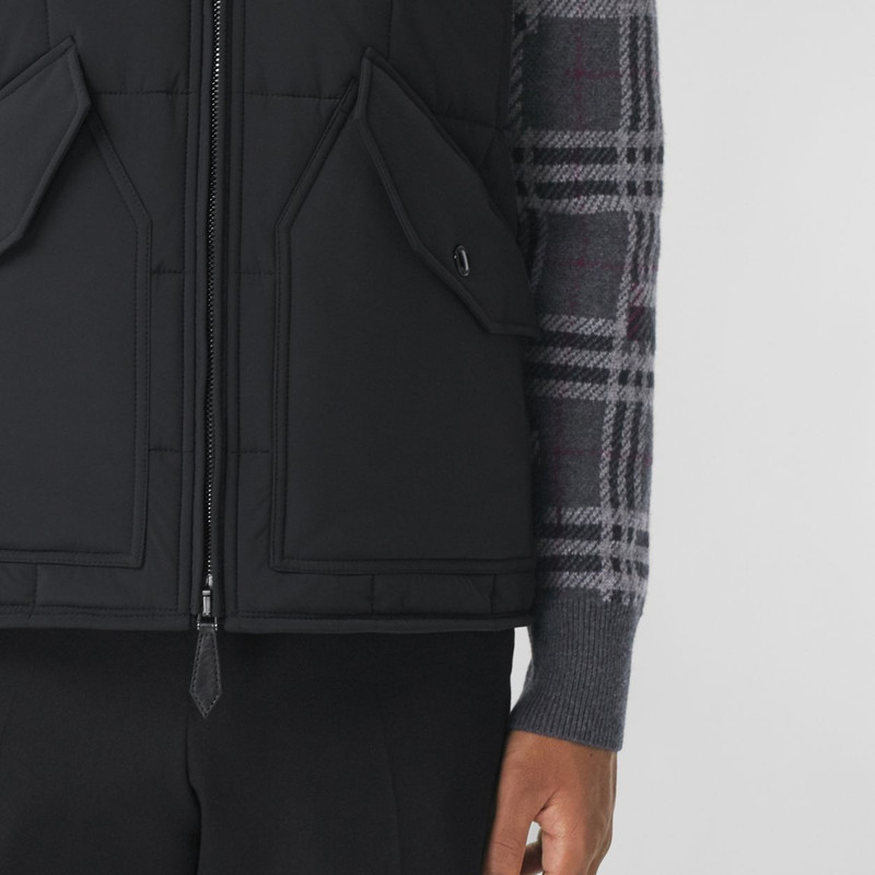 Quilted Stretch Nylon Gilet 5