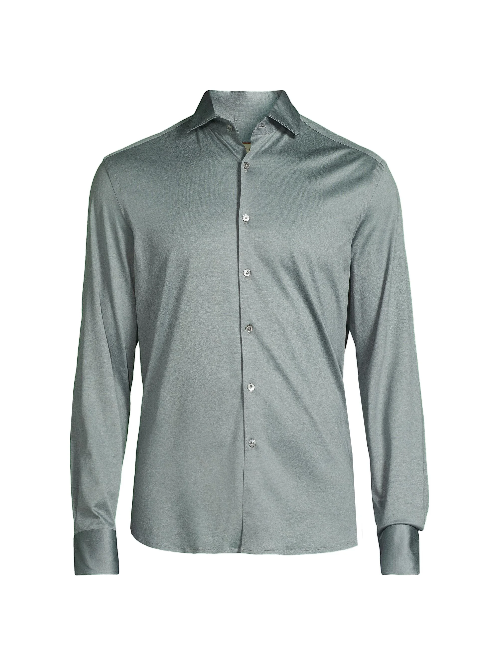 Men's Jersey Sport Shirt - Green - 1