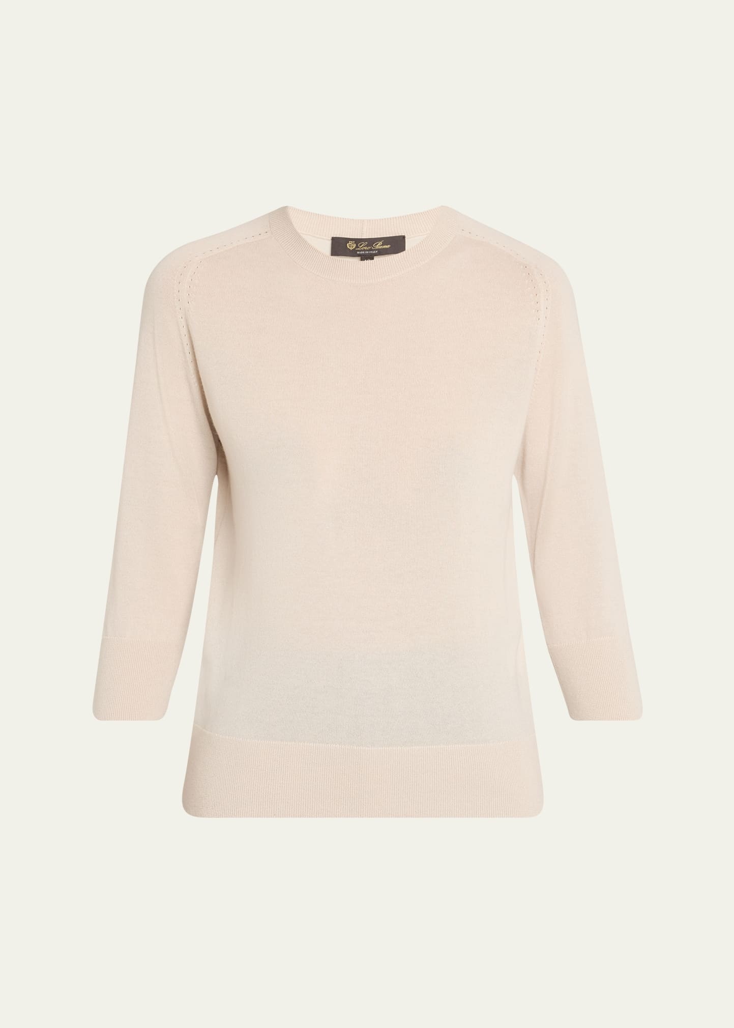 Girocollo Manica Neo Piuma Cashmere Sweater - 1