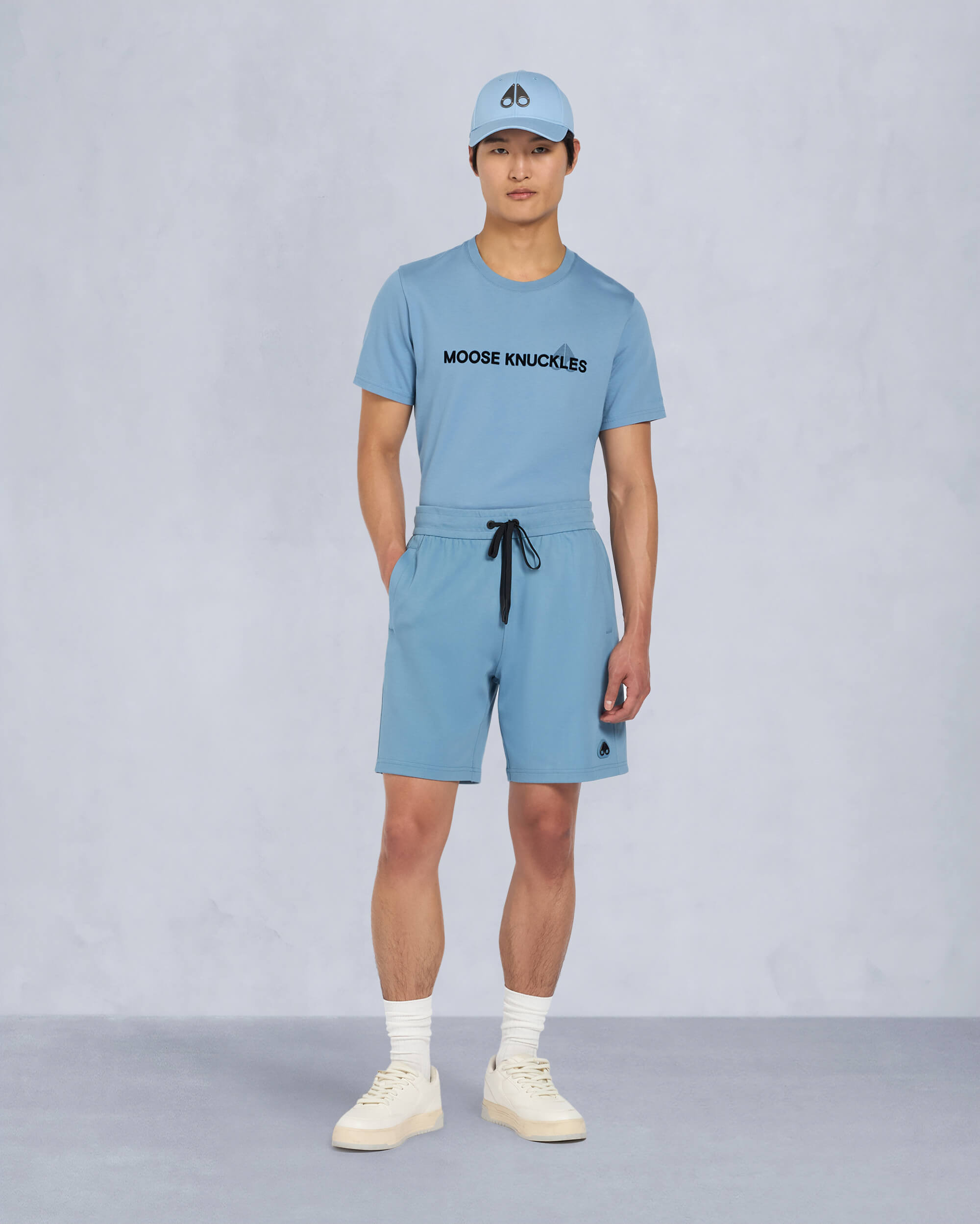 DALON DRAWSTRING SHORTS-SEA - 1