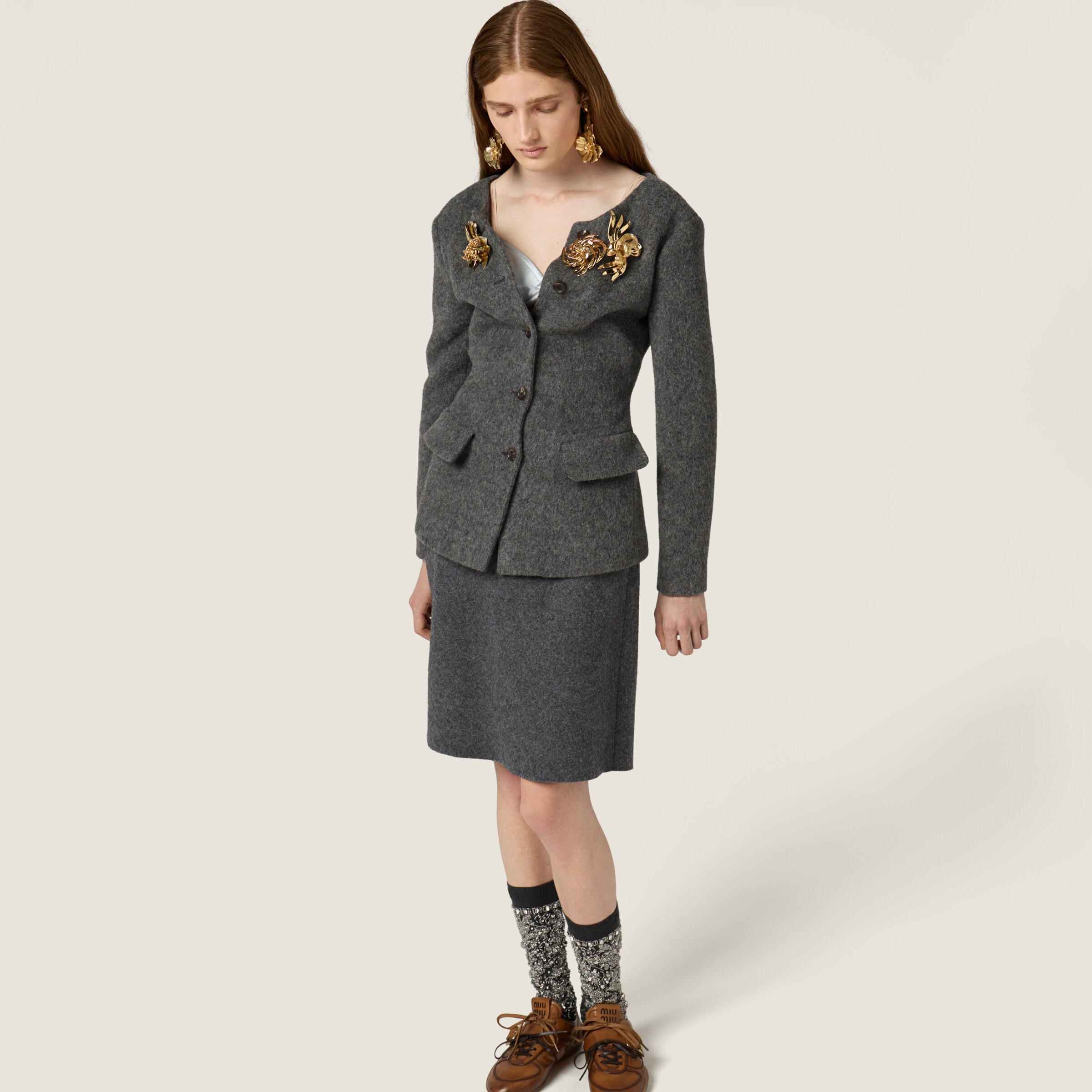 Light Shetland wool jacket - 6
