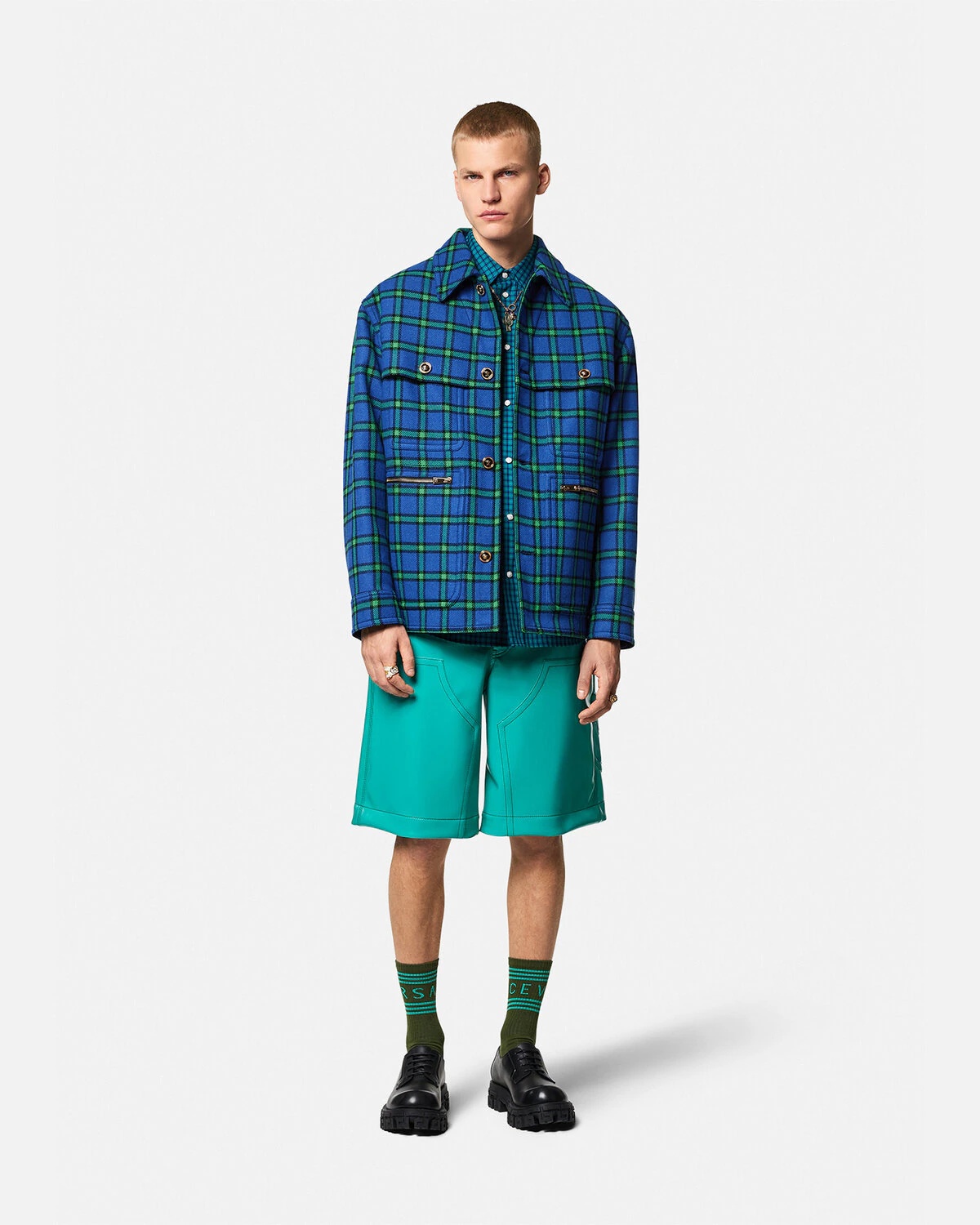Checked Wool Jacket - 2