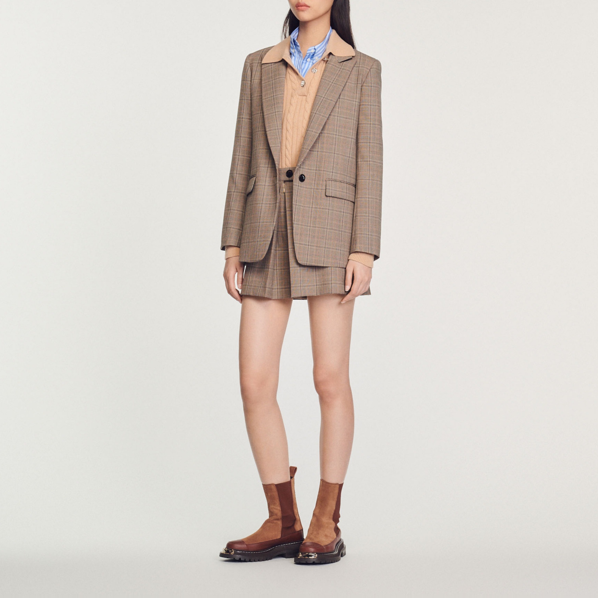 Checked tailored jacket - 2