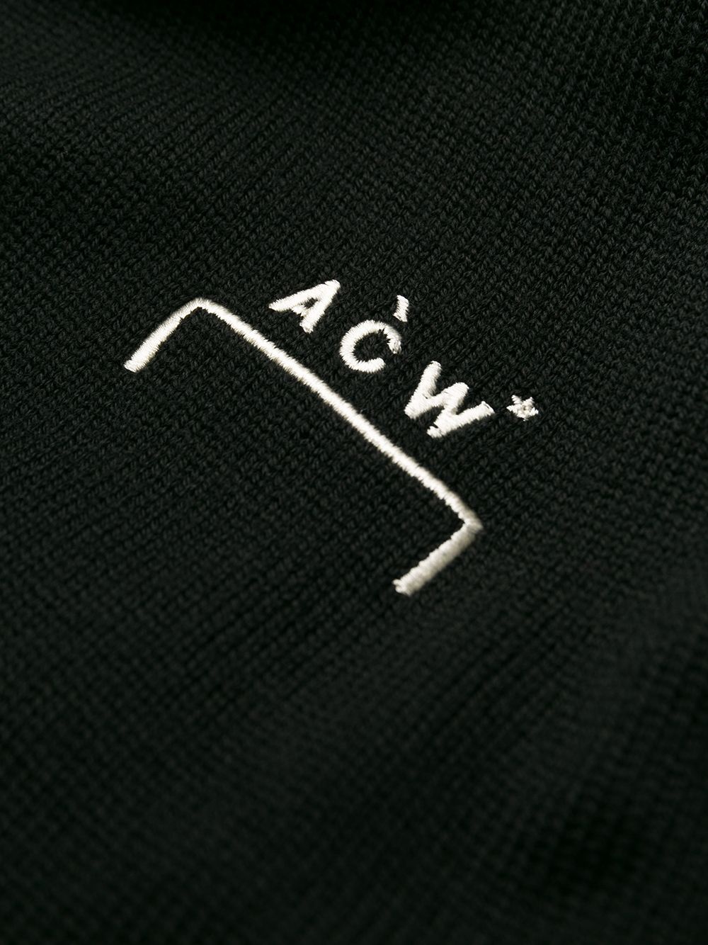 knitted logo jumper - 6