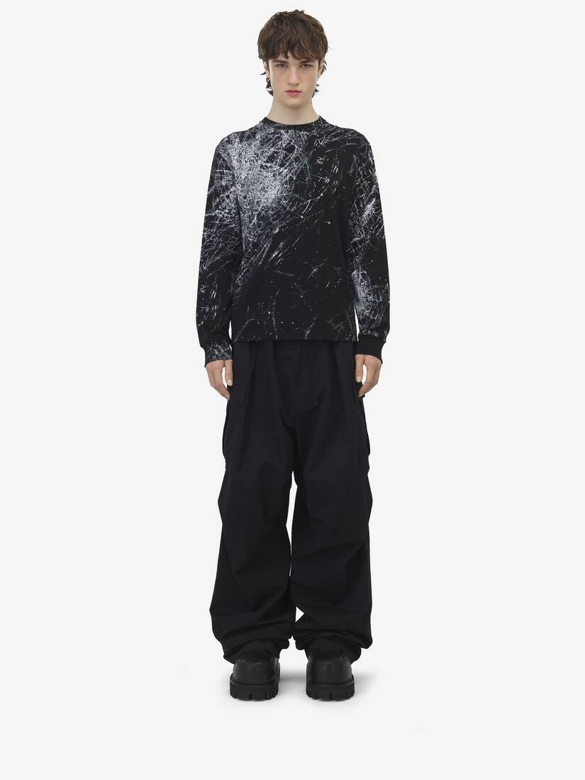Smashed Glass Long-sleeved T-shirt - 3