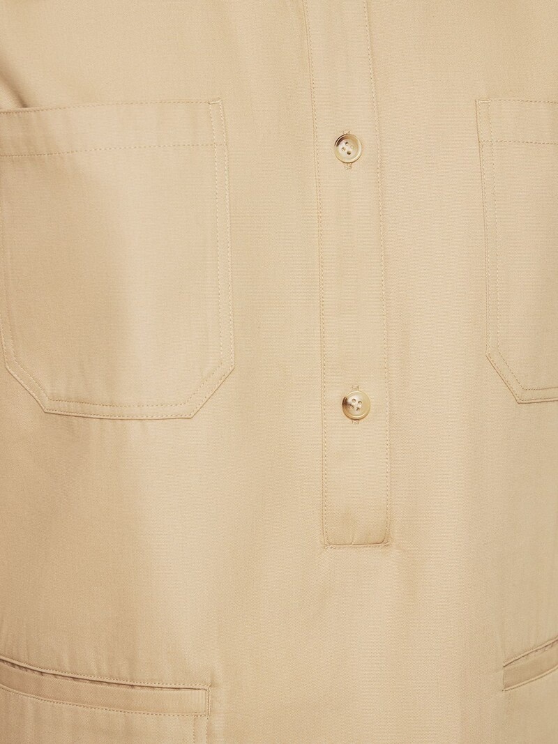 Cotton twill shirt w/pockets - 4