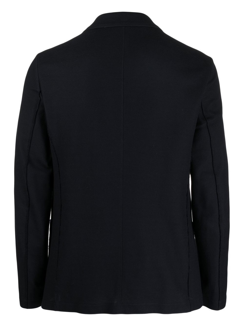 notched-lapels single-breasted blazer - 2