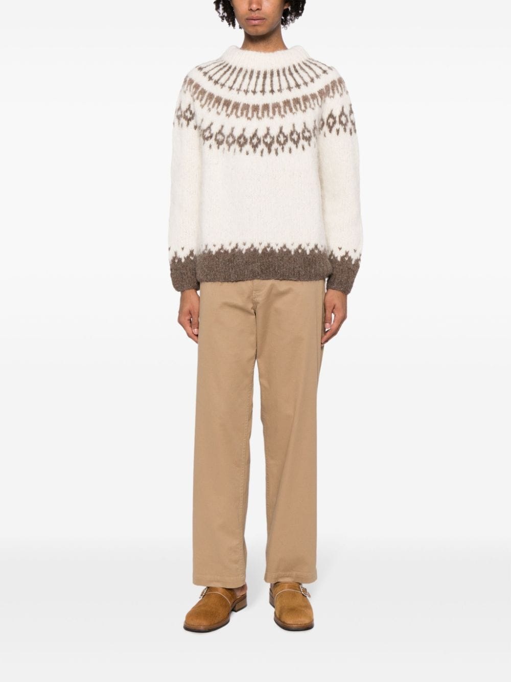 patterned intarsia-knit jumper - 2