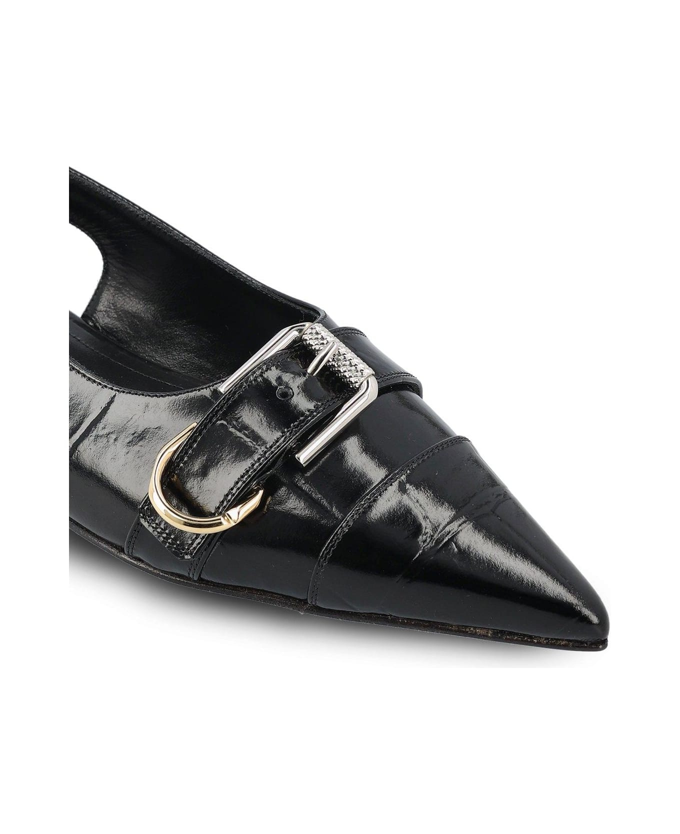 Voyou Slingback Flat Shoes - 4