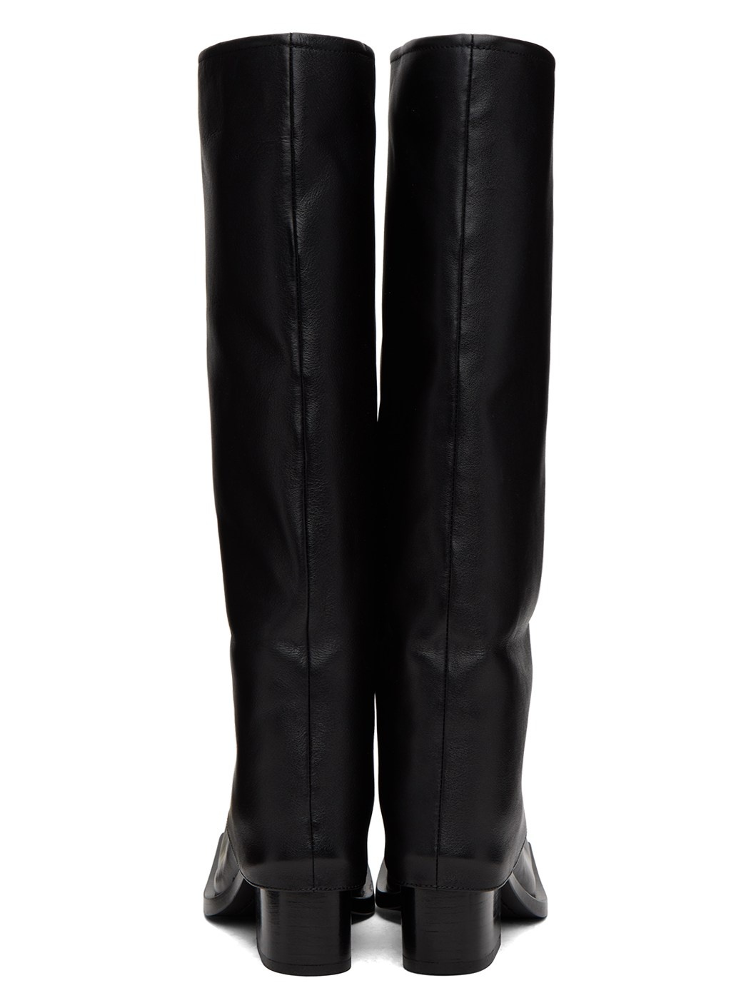 Black Havva Chunky Heel Trouser Boots - 2