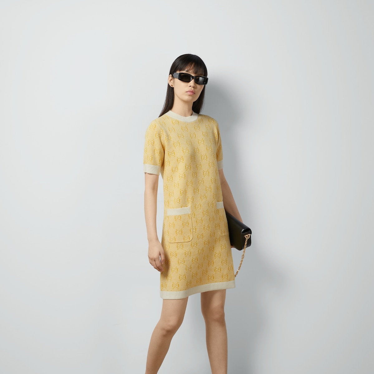 GG wool jacquard dress - 5