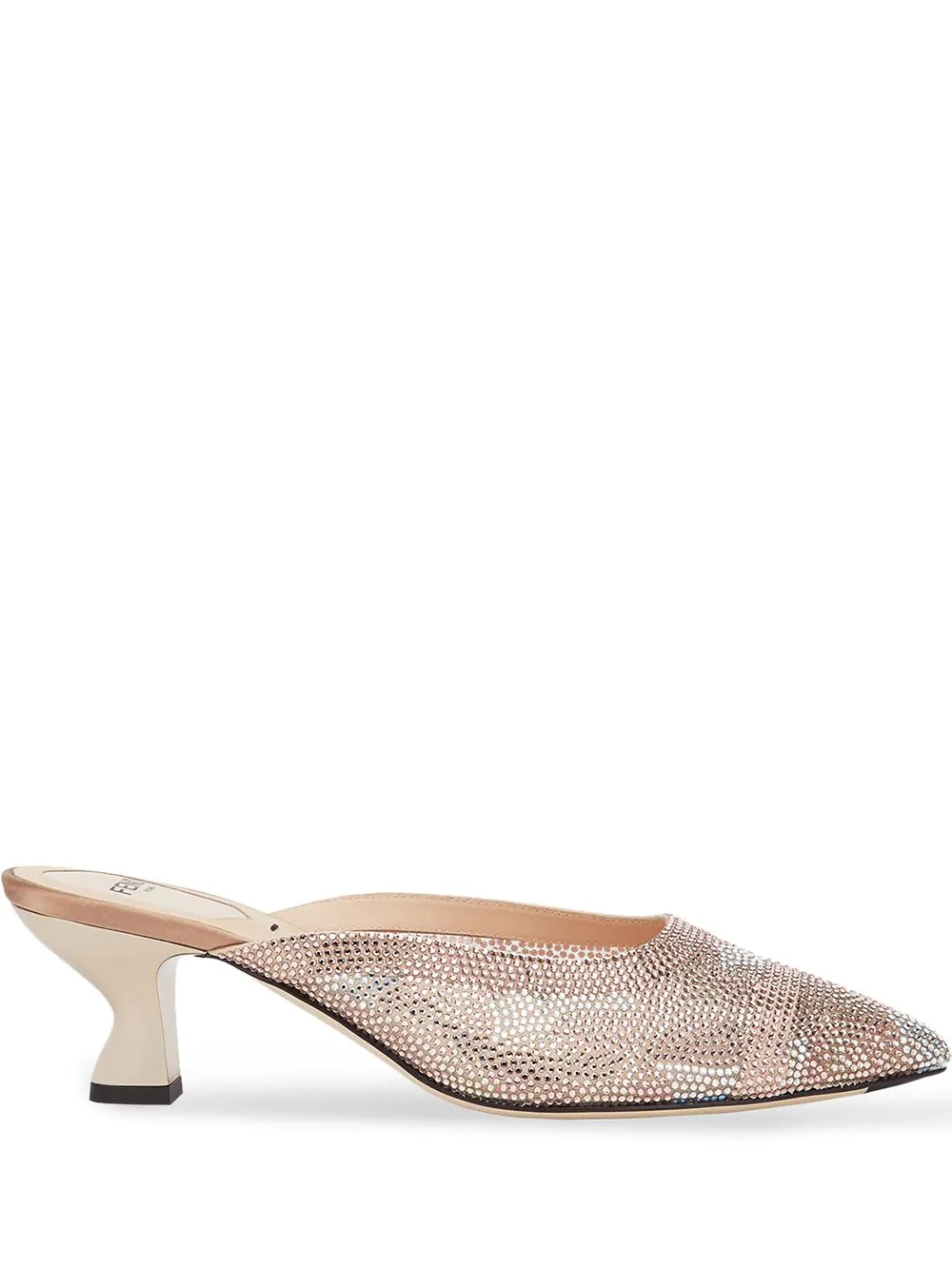 slip-on pointed mules - 1