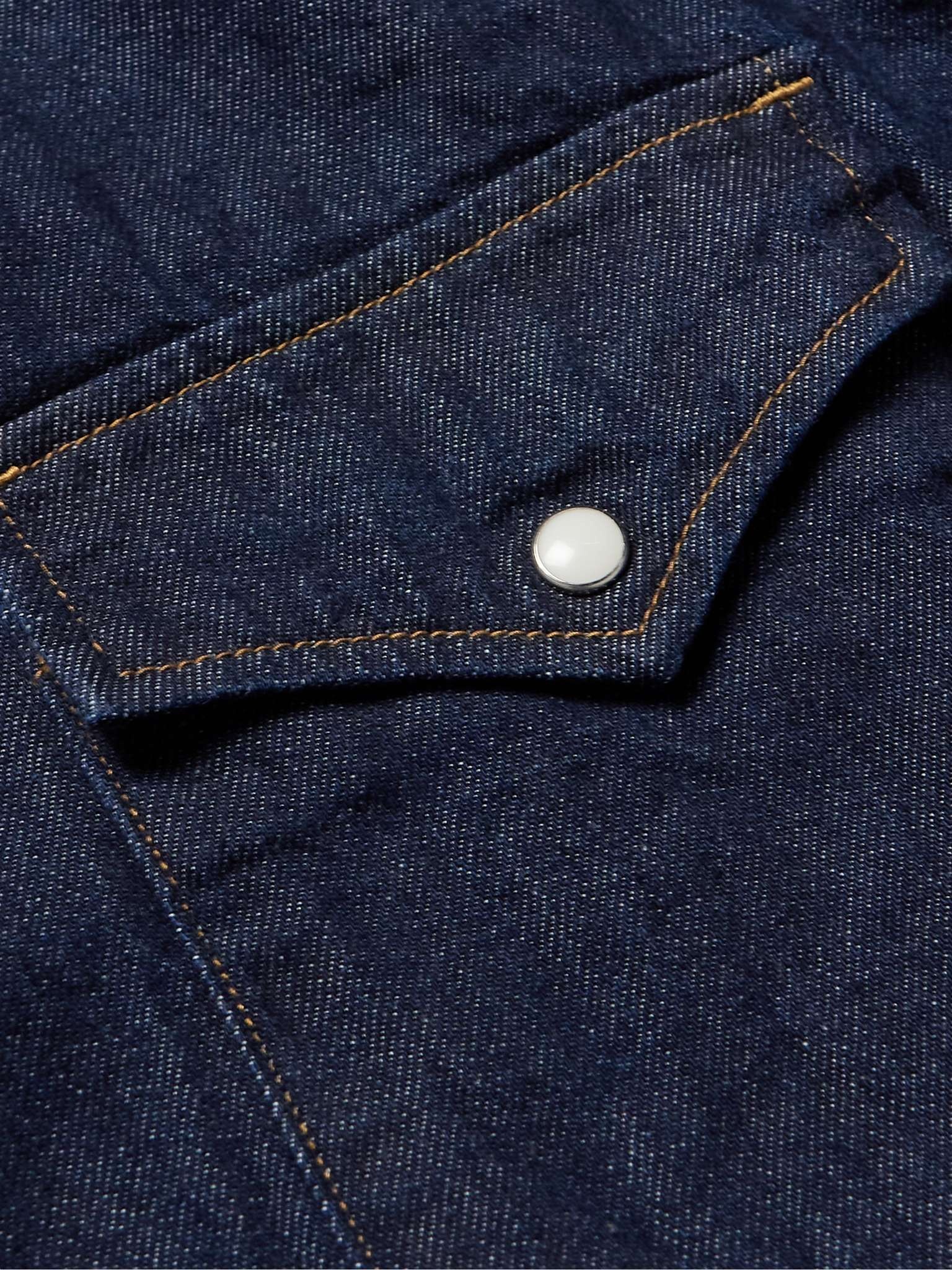 Denim Western Shirt - 5