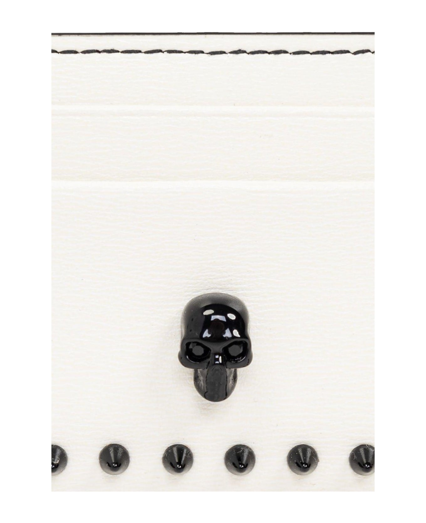 Skull Stud Embellished Card Holder - 3
