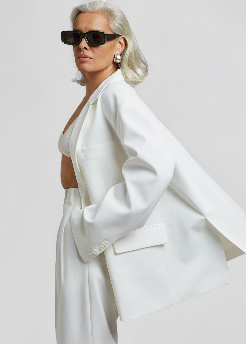 Bea Blazer - White 4