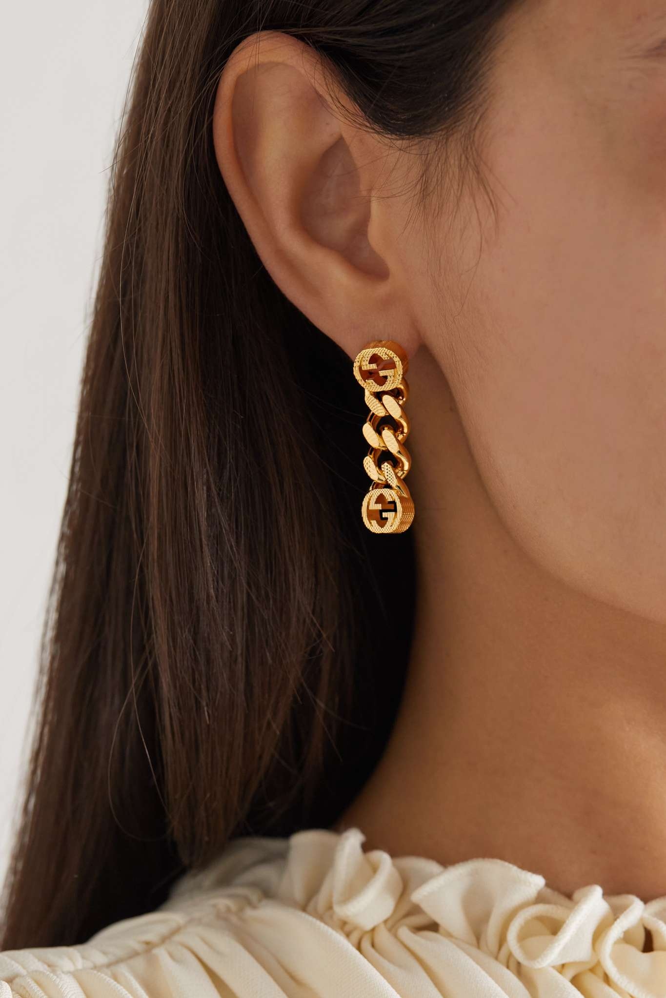 Gold-tone earrings - 2