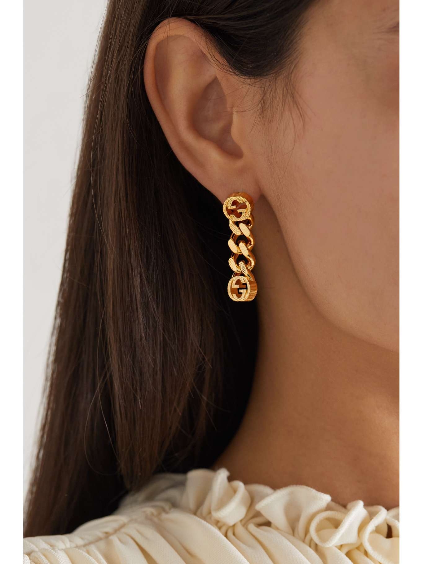 Gold-tone earrings - 2