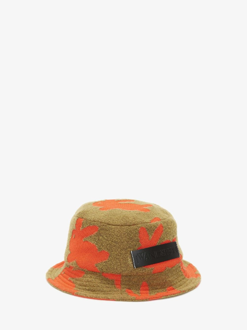BUCKET HAT WITH BUNNY MOTIF 4