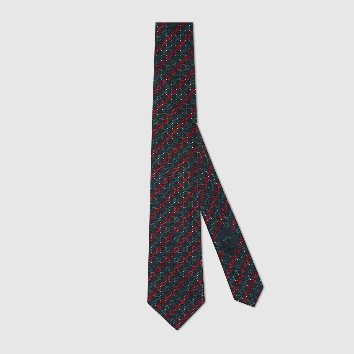 Interlocking G silk tie - 1