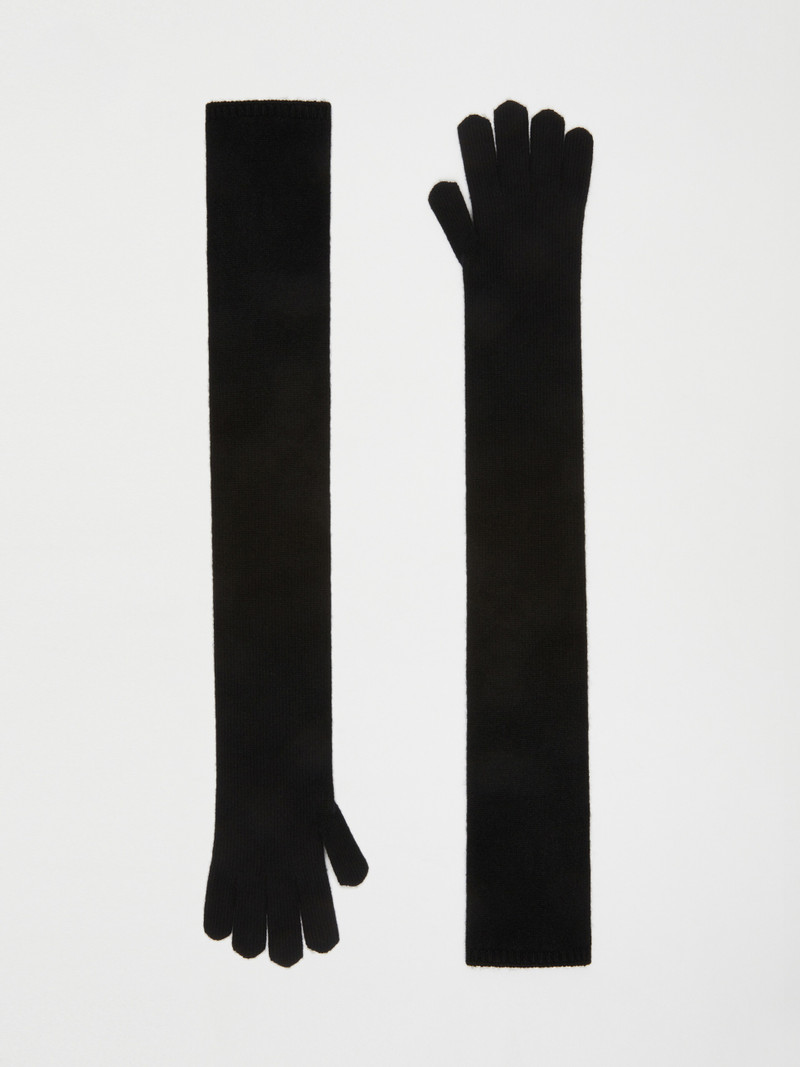 TIMOR Long cashmere gloves - 1