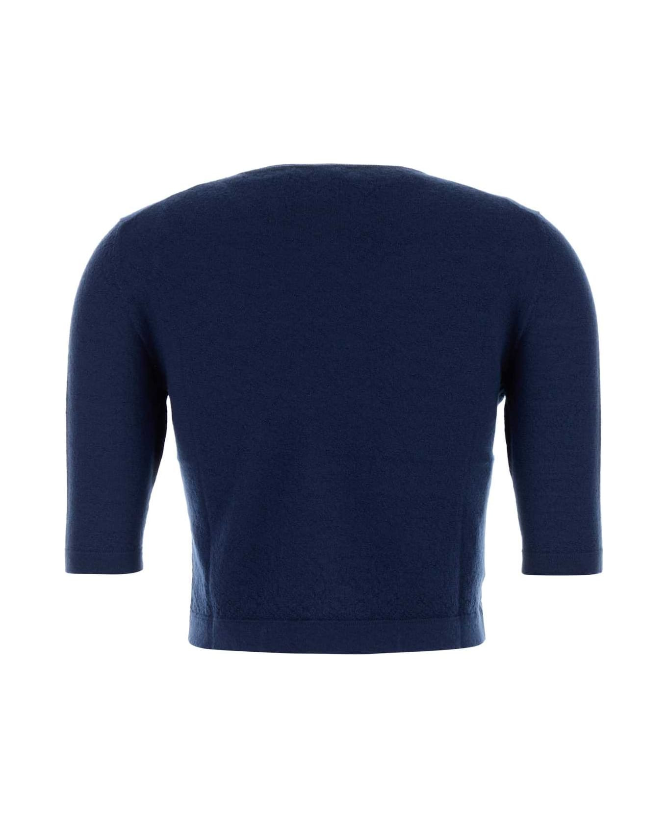 Blue Cashmere Sweater - 2