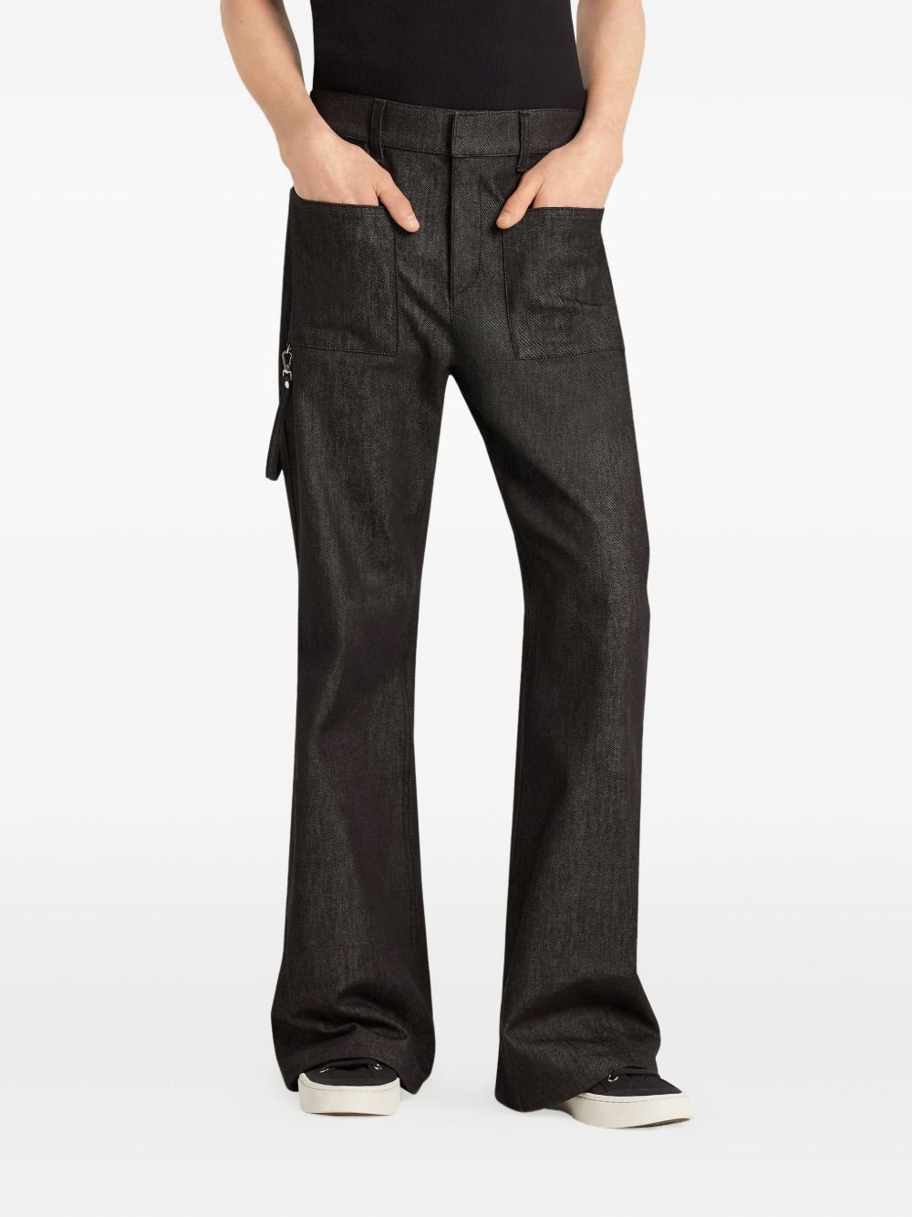 two-pocket bootcut jeans - 4