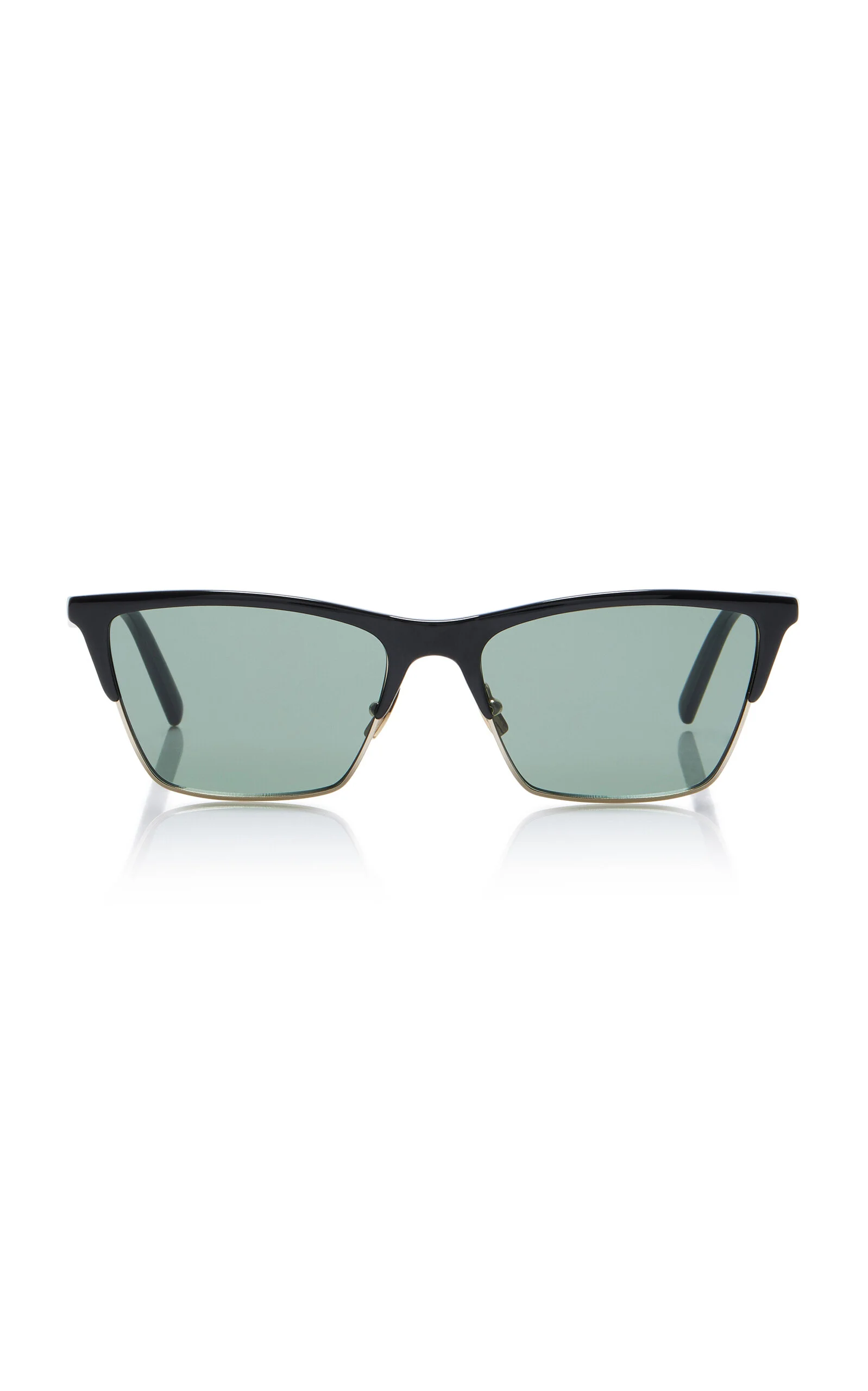 Square-Frame Acetate Sunglasses green - 1