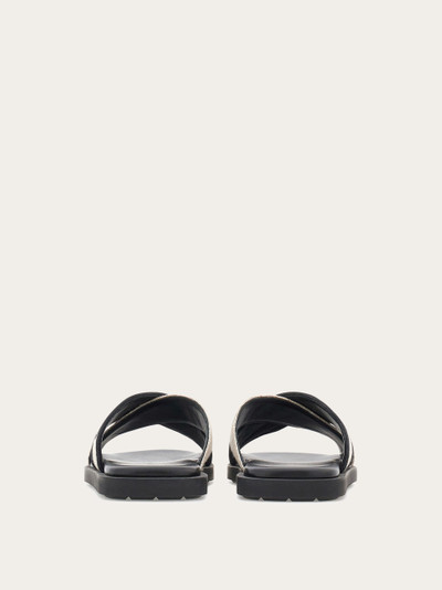 FERRAGAMO Sandal with crossover straps outlook