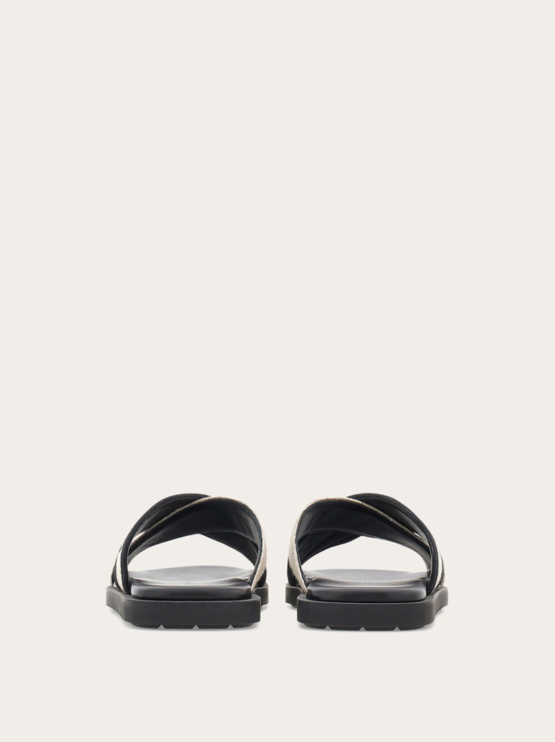 FERRAGAMO Sandal with crossover straps outlook