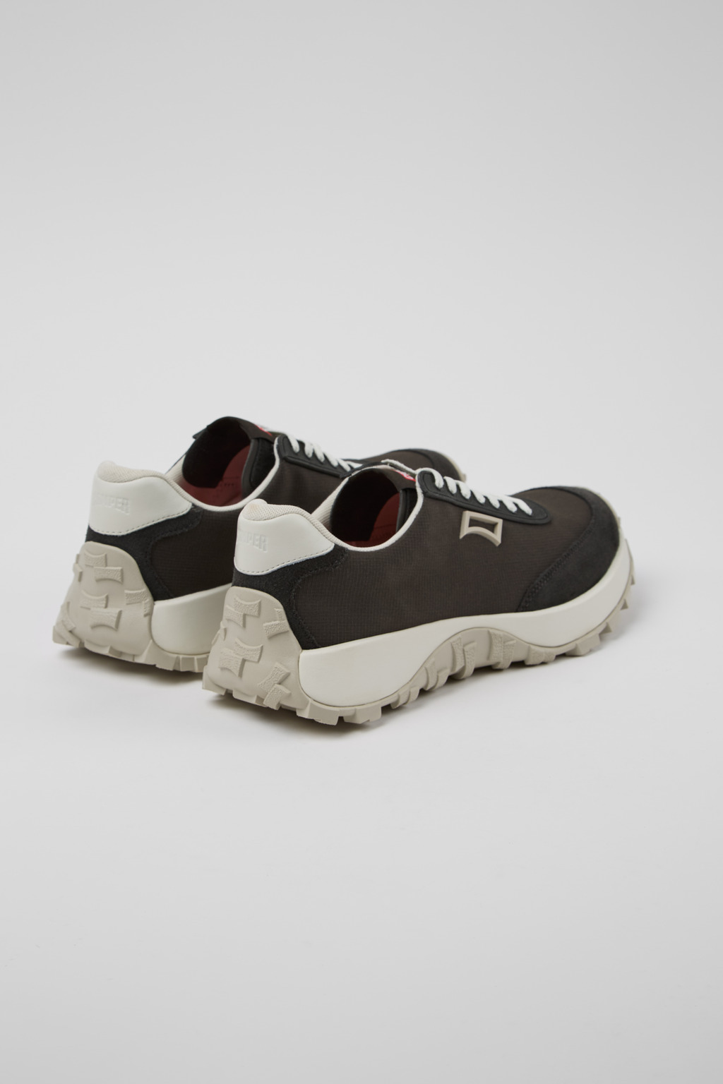 Multicolor Recycled PET and Nubuck Sneakers for Men. - 3