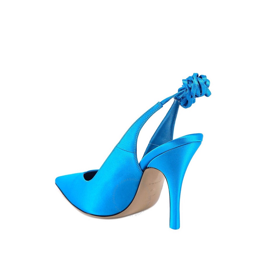 The Attico Turquoise Venus Slingback 105 Pumps - 3