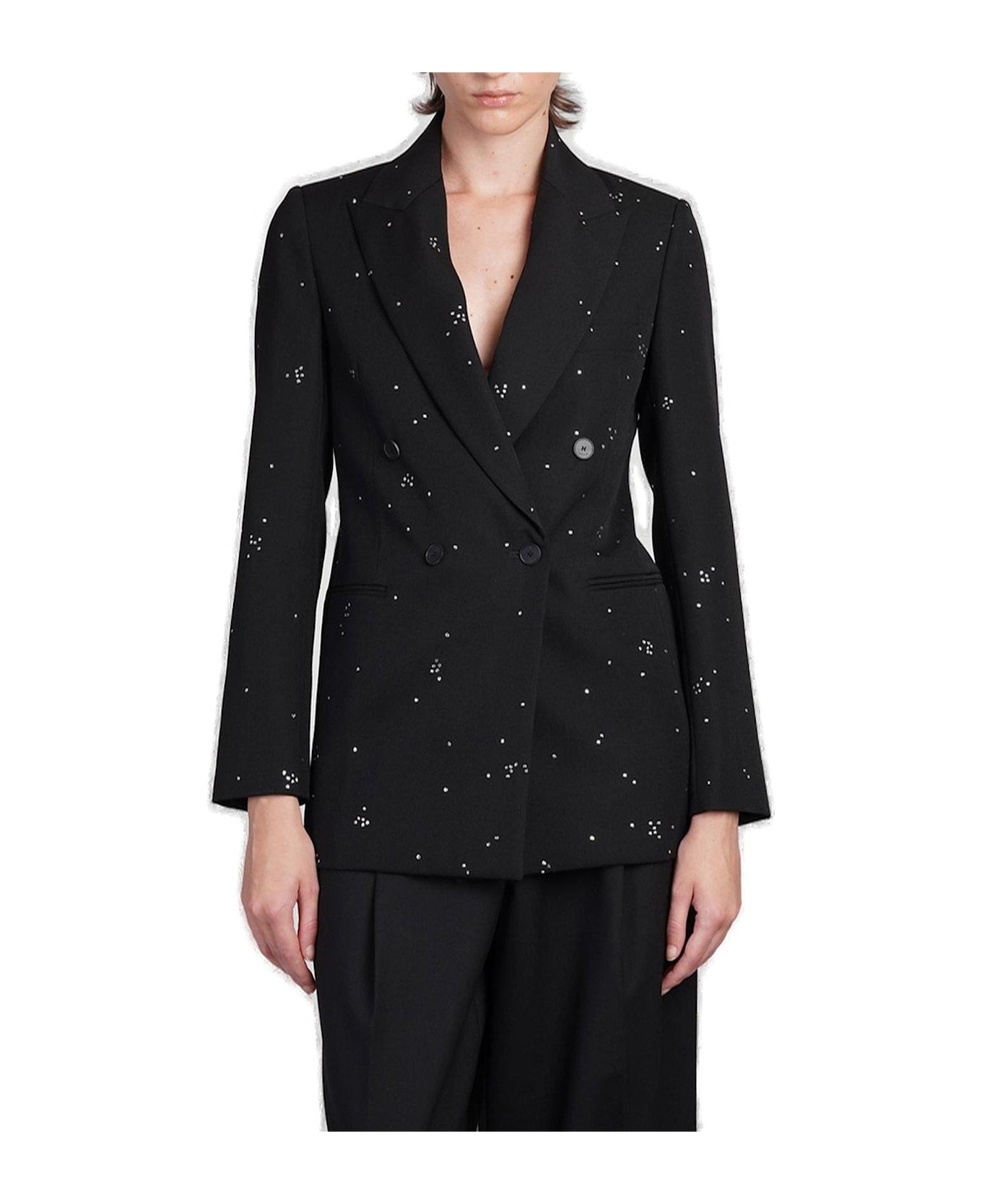 Double-breasted Tailored Blazer - 1