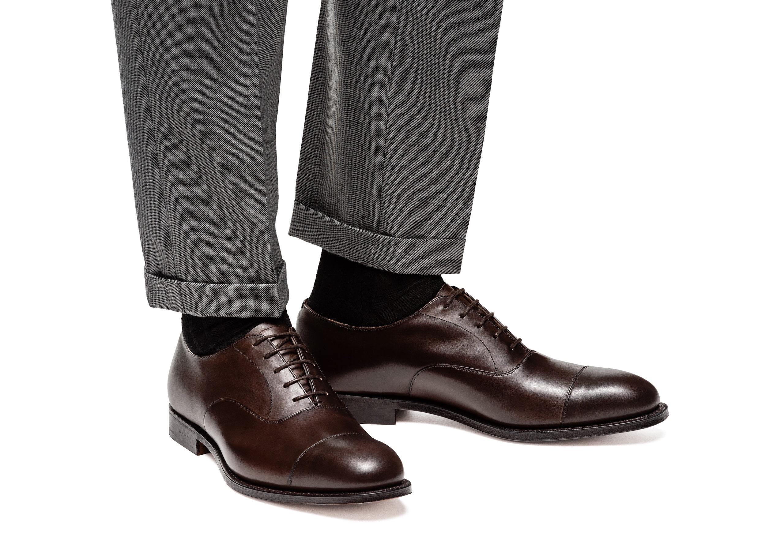 Church's Consul 173 Nevada Leather Oxford Ebony | REVERSIBLE