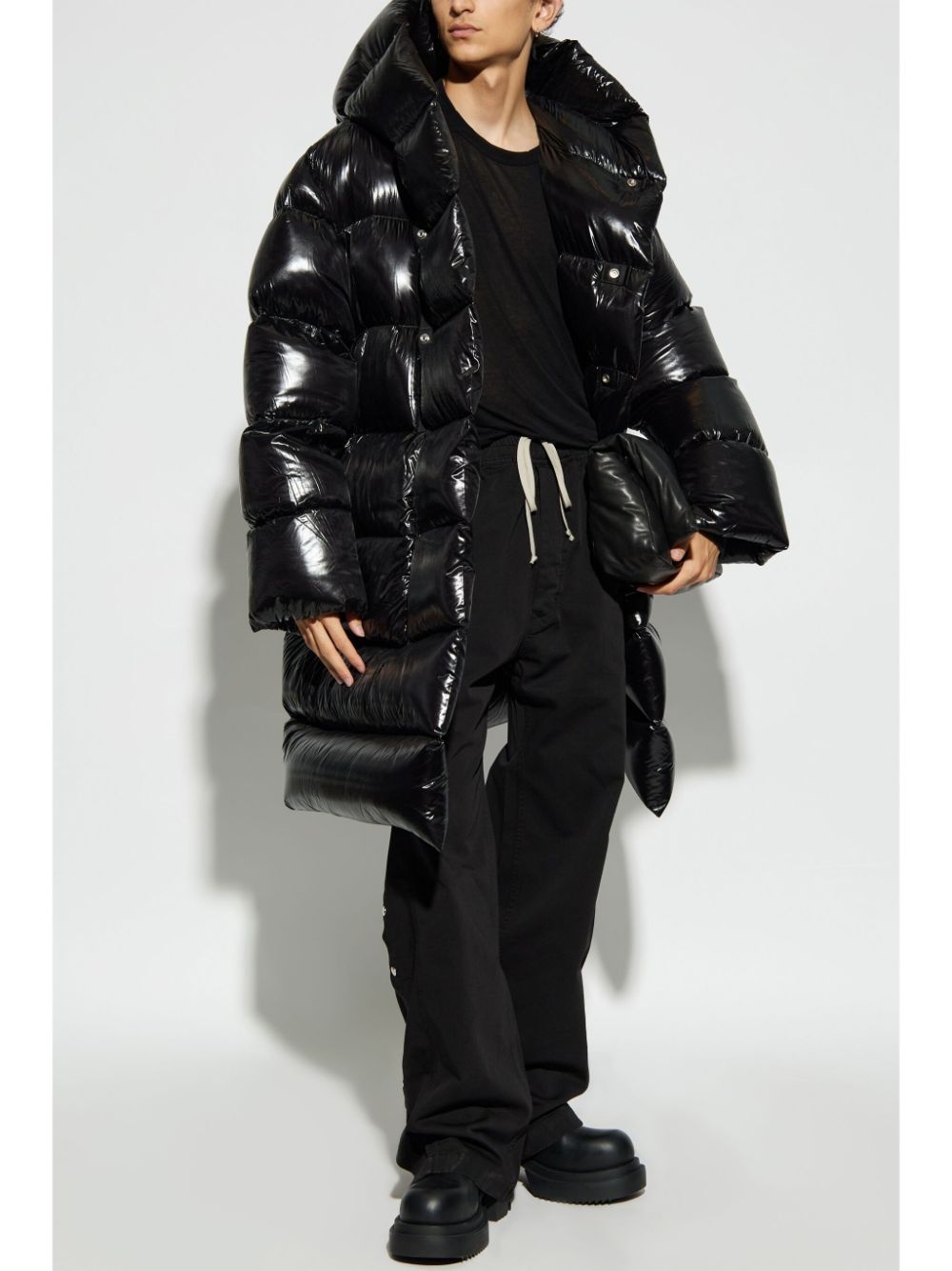 hooded padded coat - 2