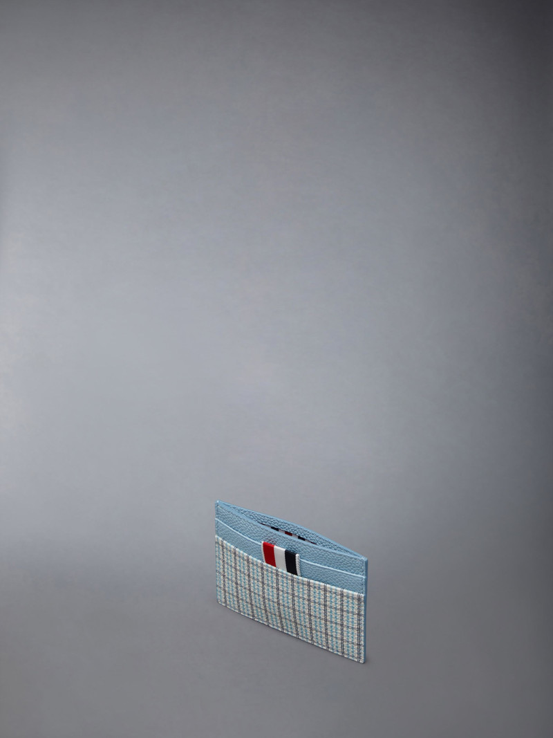 Check Pebble Grain Hector Single Card Holder 3
