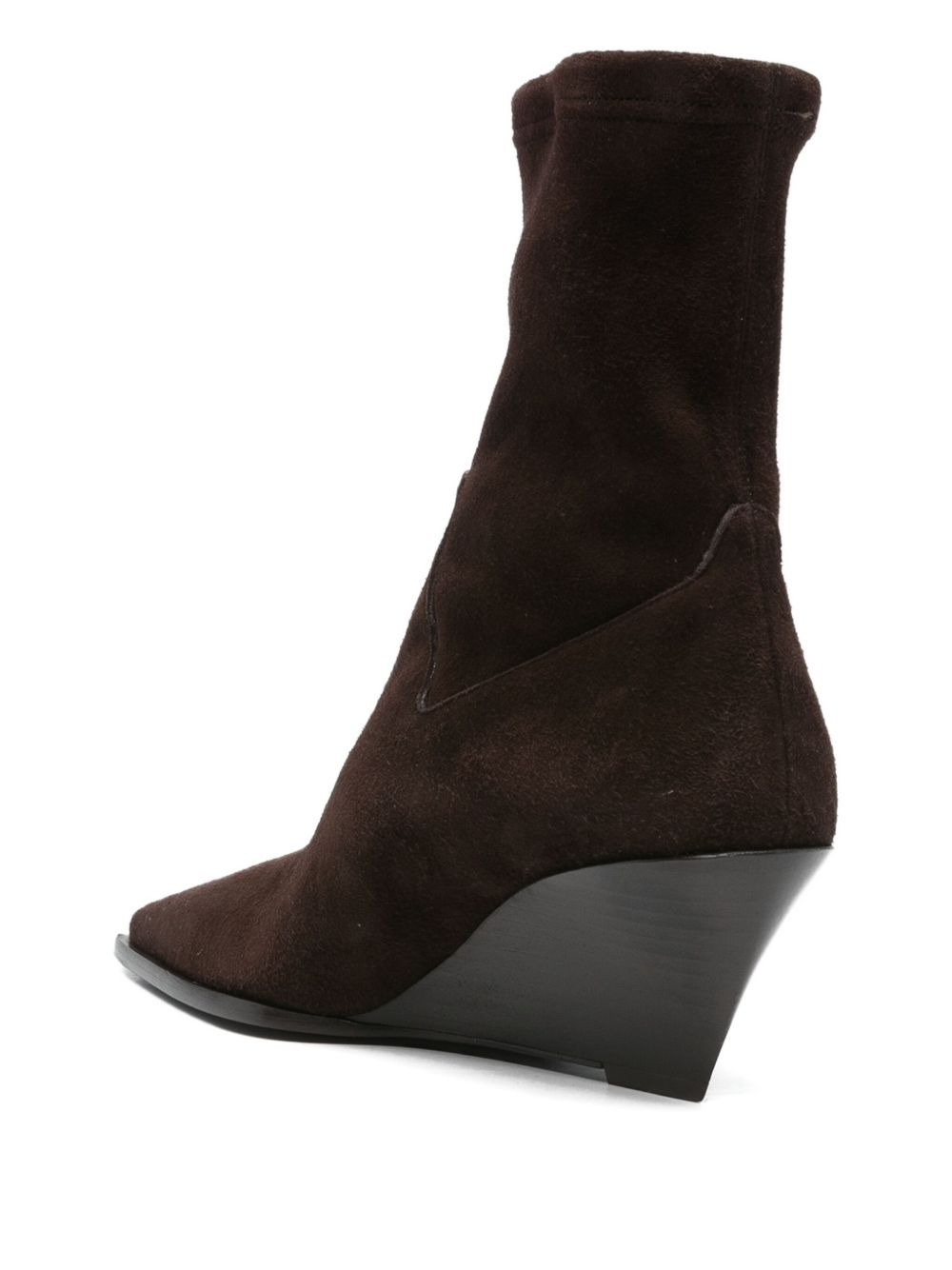 Hadley suede-wedge boots - 3