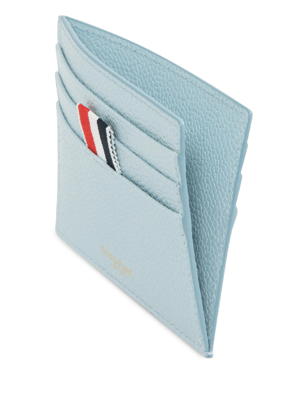 Pebble Grain Note Compartment Card Holder Men - 2