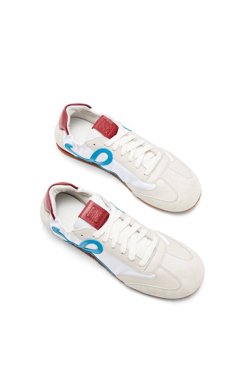 Ballet runner in nylon and calfskin 3